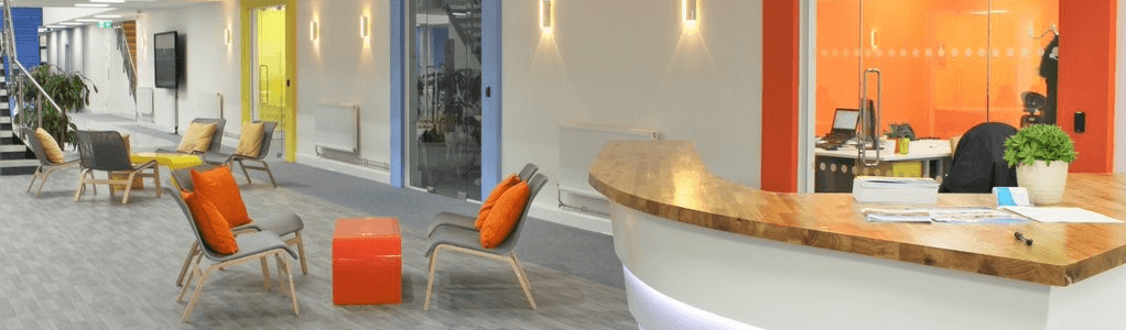 Quiet work space at DropTask HQ