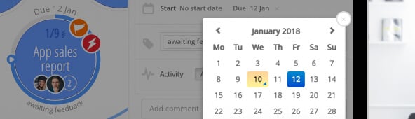 Start and Due Dates