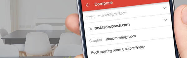 Create tasks from emails