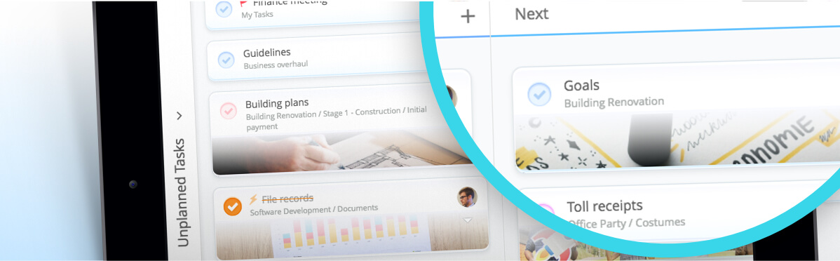 Next board DropTask Planner