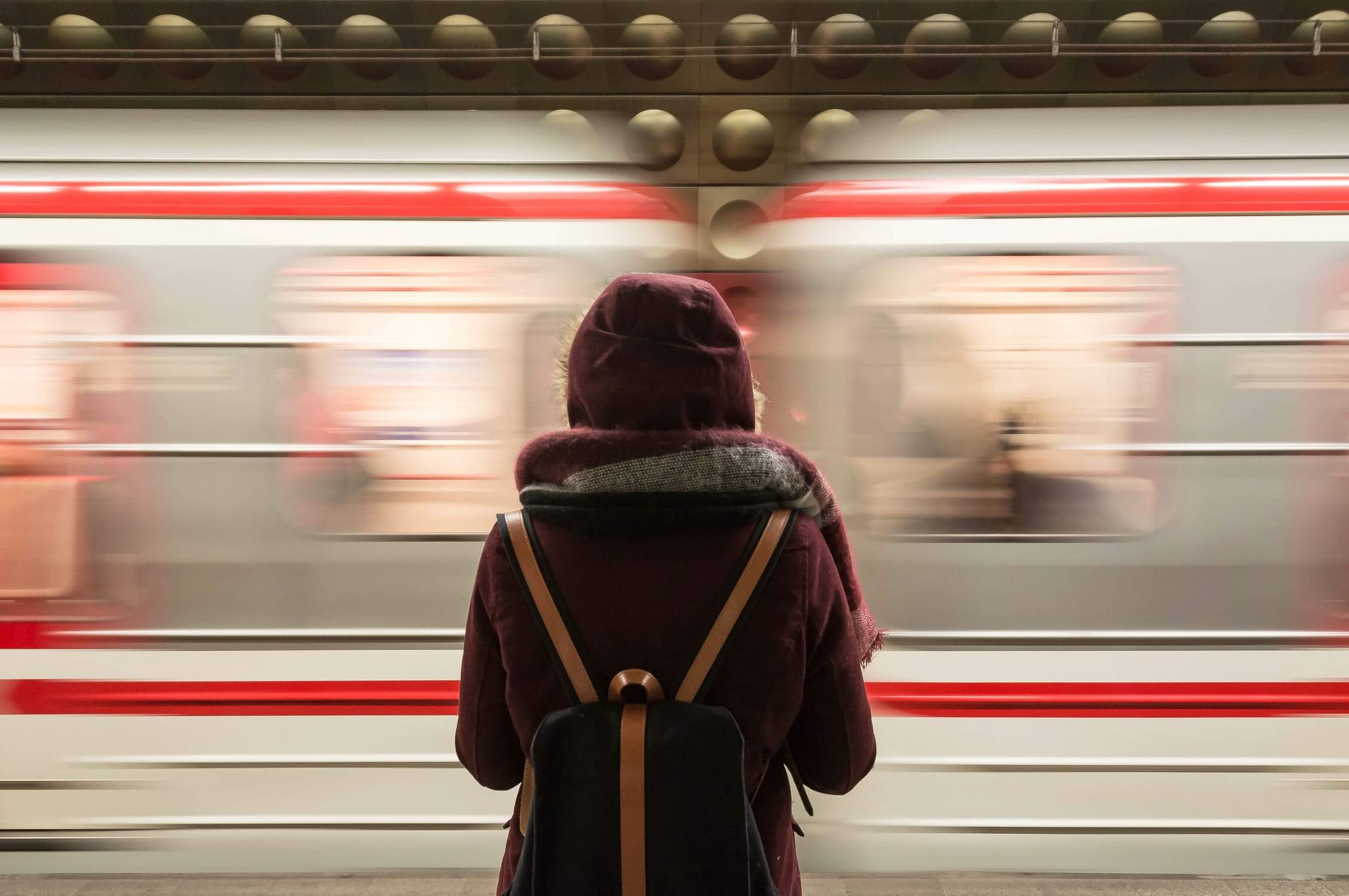 be productive while commuting on the train