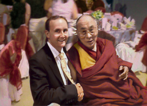 Chris Griffiths with the Dalai Lama