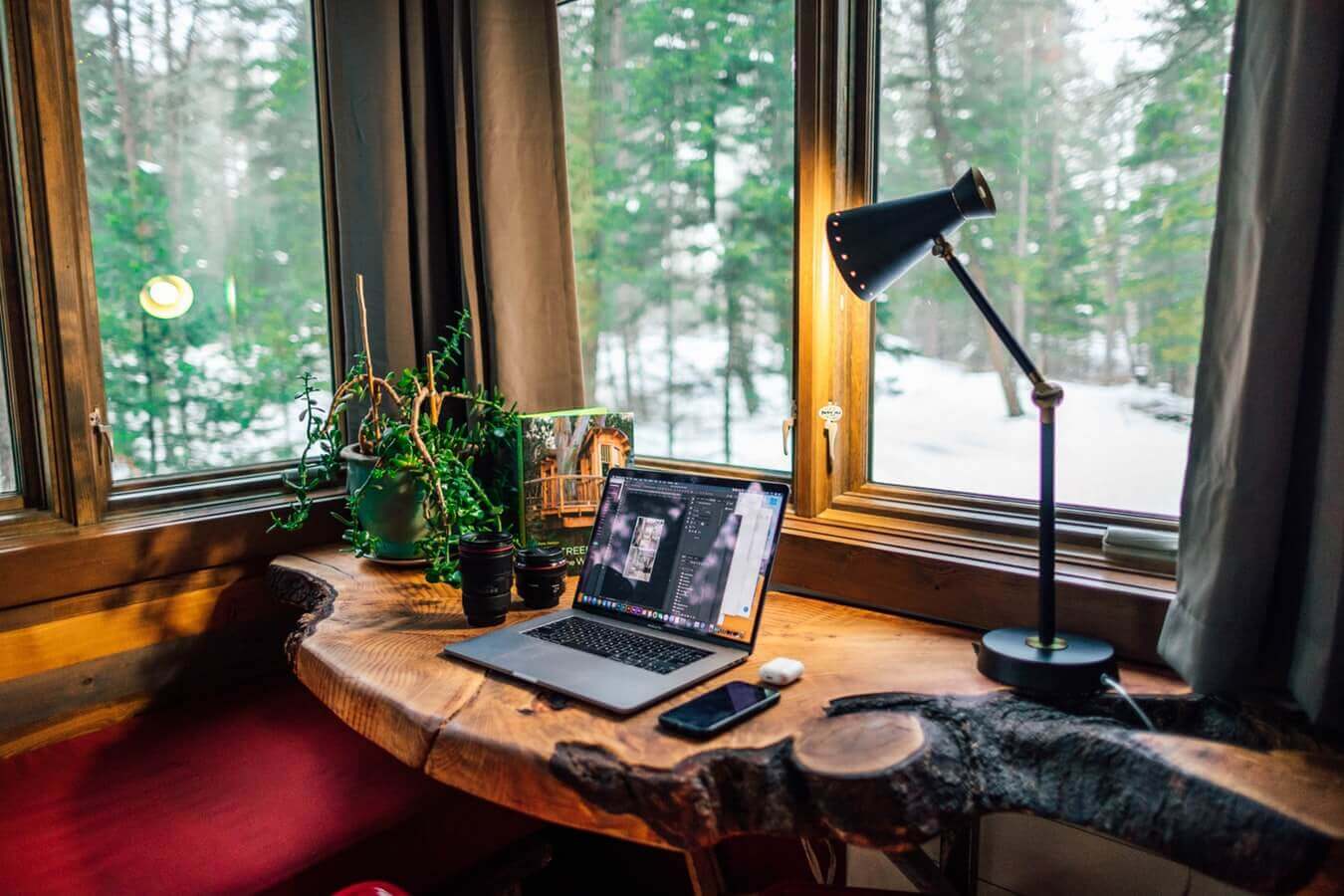 remote working office