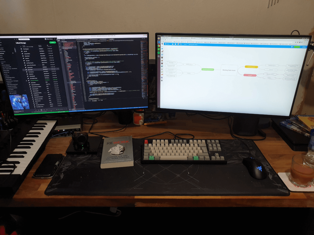 Peder's desk