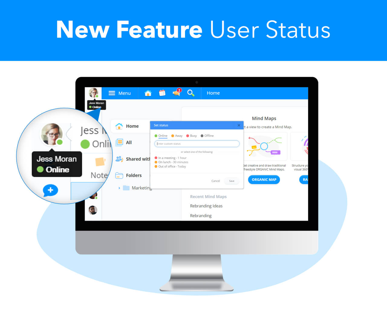Ayoa | Enjoy more efficient communication with brand new User Status