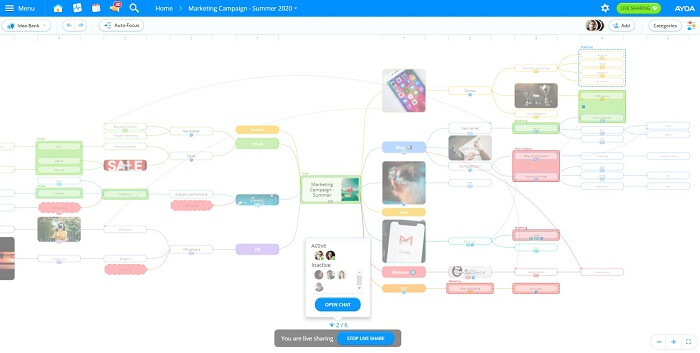 How to use Live Share in Ayoa