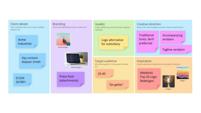 Design Brief template image