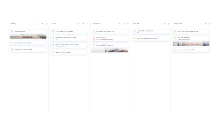 Kanban Board template image