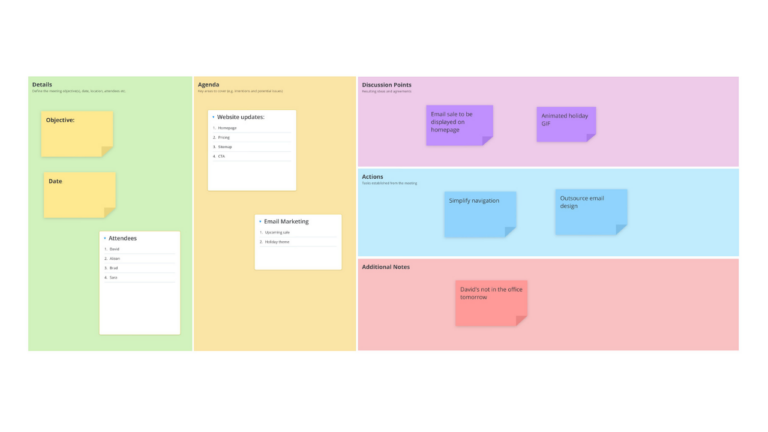 Meeting Notes template image