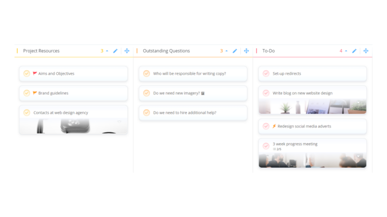 Project Management template image