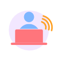 Remote work icon