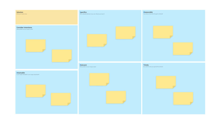 SMART Goals template image