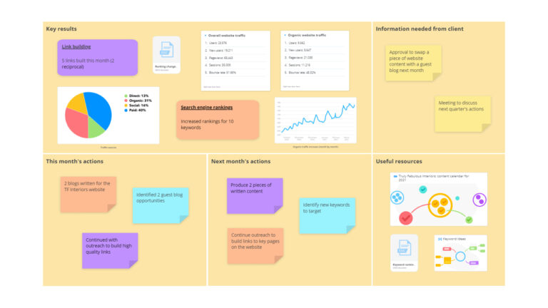 Client Report template image