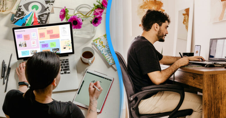 5 ways to support your wellbeing when working from home image