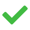 green check