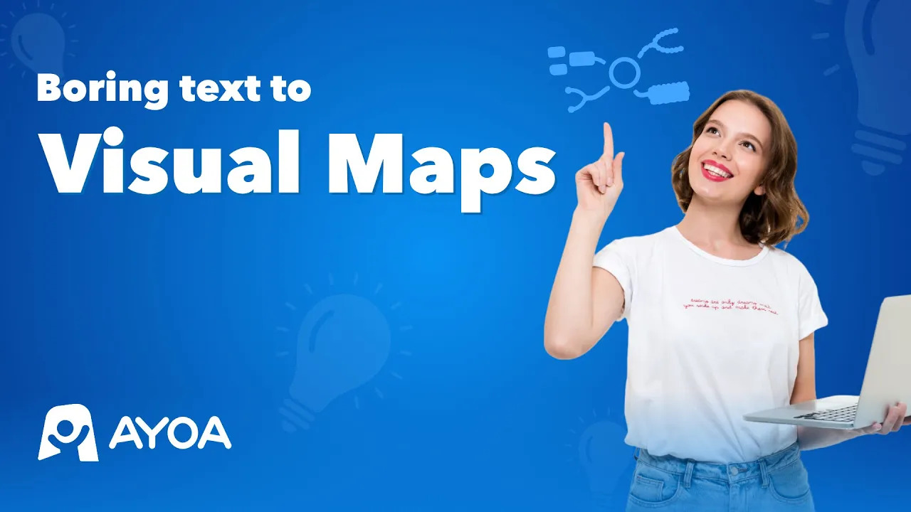 Turn Boring Text into visual maps Video thumbnail